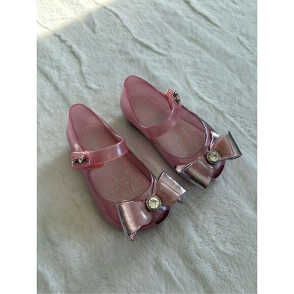 Mini Melissa Pink Shoes Size 5C - Picture 2 of 6